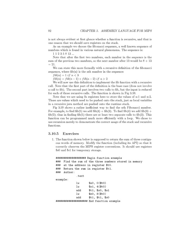 Computer Organization with MIPS - Page 92